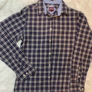 medina plaid button down long sleeve